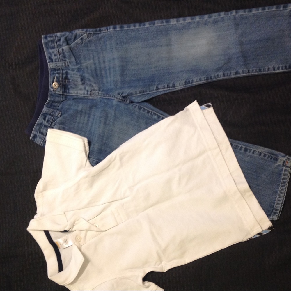 Boys lee jeans and gymboree polo top